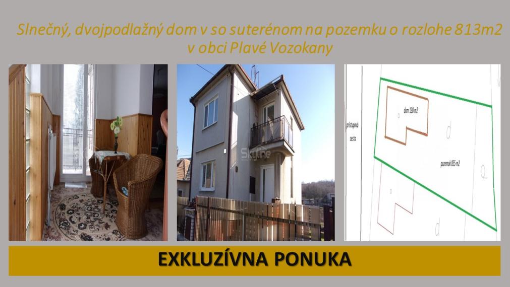 REZERVOVANÉ!!Na predaj dvojpodlažný dom so suterénom, vhodný na trvalé alebo rekreačné bývanie, ihneď voľný k nasťahovaniu!!!