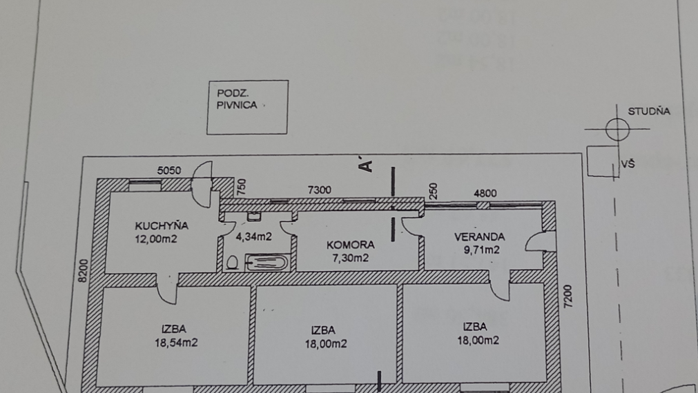 ZNÍŽENÁ CENA !!!!- vidiecky dom 90 m2, pozemok 4269 m2, Dedinka, Nové Zámky