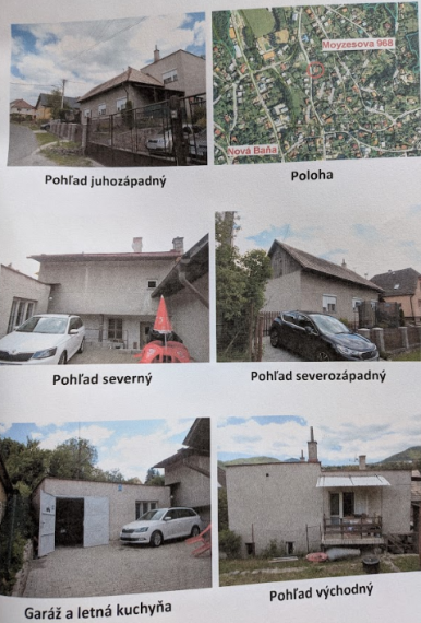 znížená cena, exkluzívny predaj 5 izbový rodinný dom, vhodný ako investícia, pozemok 656 m2, Nová Baňa