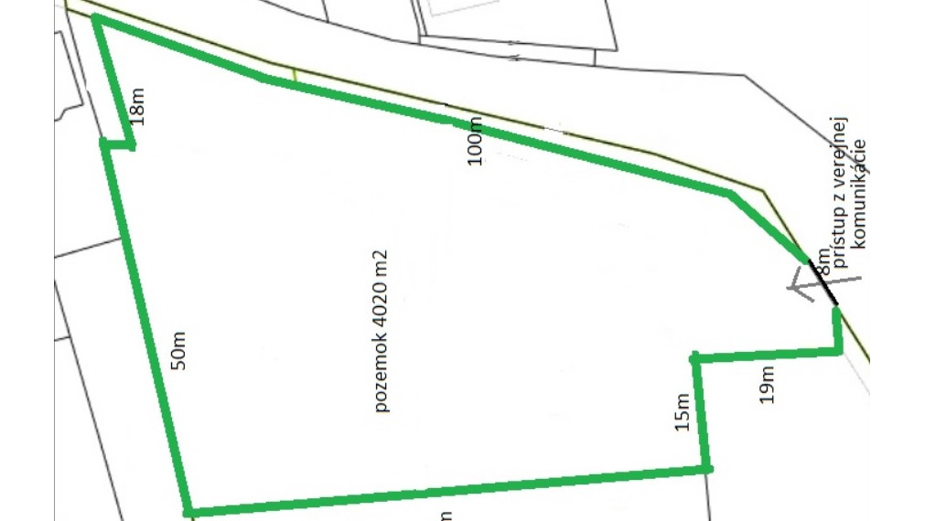 Exkluzívne predaj pozemku 4020 m2 , investičná príležitosť, obec Bardoňovo, blízkosť termálneho kúpaliska Podhájska