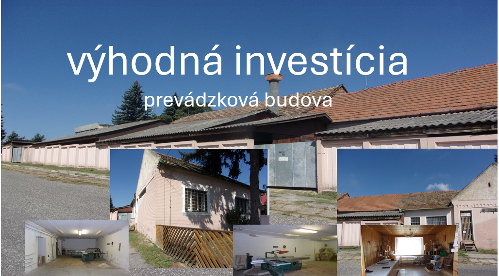 Exkluzívna ponuka - prevádzková budova 400 m2, Plavé Vozokany, Levice