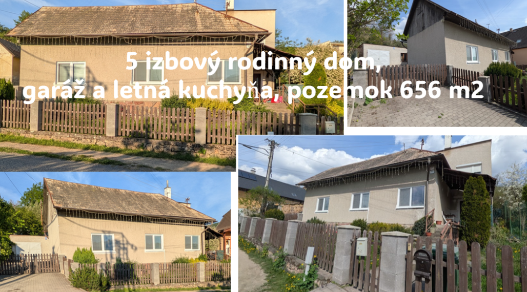 znížená cena, exkluzívny predaj 5 izbový rodinný dom, vhodný ako investícia, pozemok 656 m2, Nová Baňa