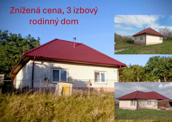 Znížená cena!!! predaj 3 izbový rodinný dom, tichá lokalita, Kolta, Nové Zámky