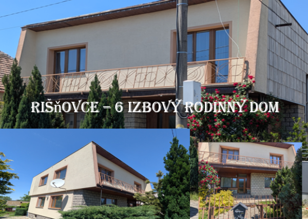 exkluzívny predaj zariadený 6 izbový rodinný dom, pozemok 1270 m2, Rišňovce