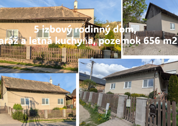 znížená cena, exkluzívny predaj 5 izbový rodinný dom, vhodný ako investícia, pozemok 656 m2, Nová Baňa