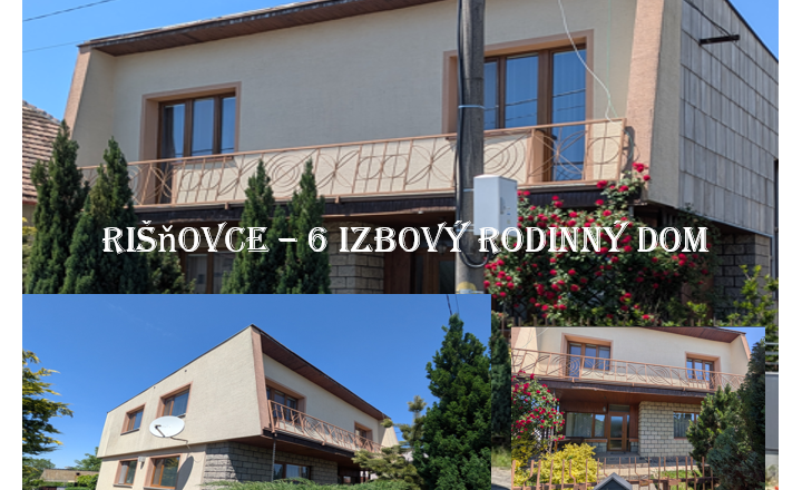REZERVOVANÉ  exkluzívny predaj zariadený 6 izbový rodinný dom, pozemok 1270 m2, Rišňovce
